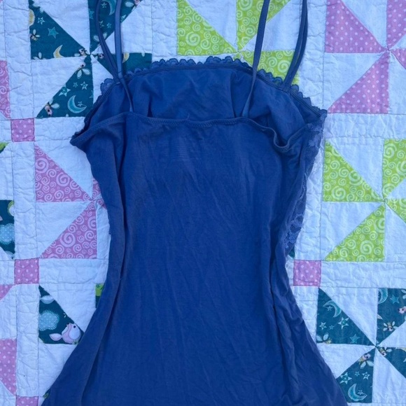 Felina Blue Lace Camisole - Picture 2 of 3